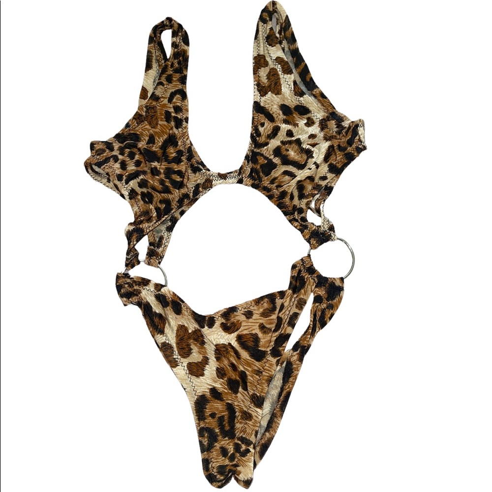 Handmade cheetah one piece
